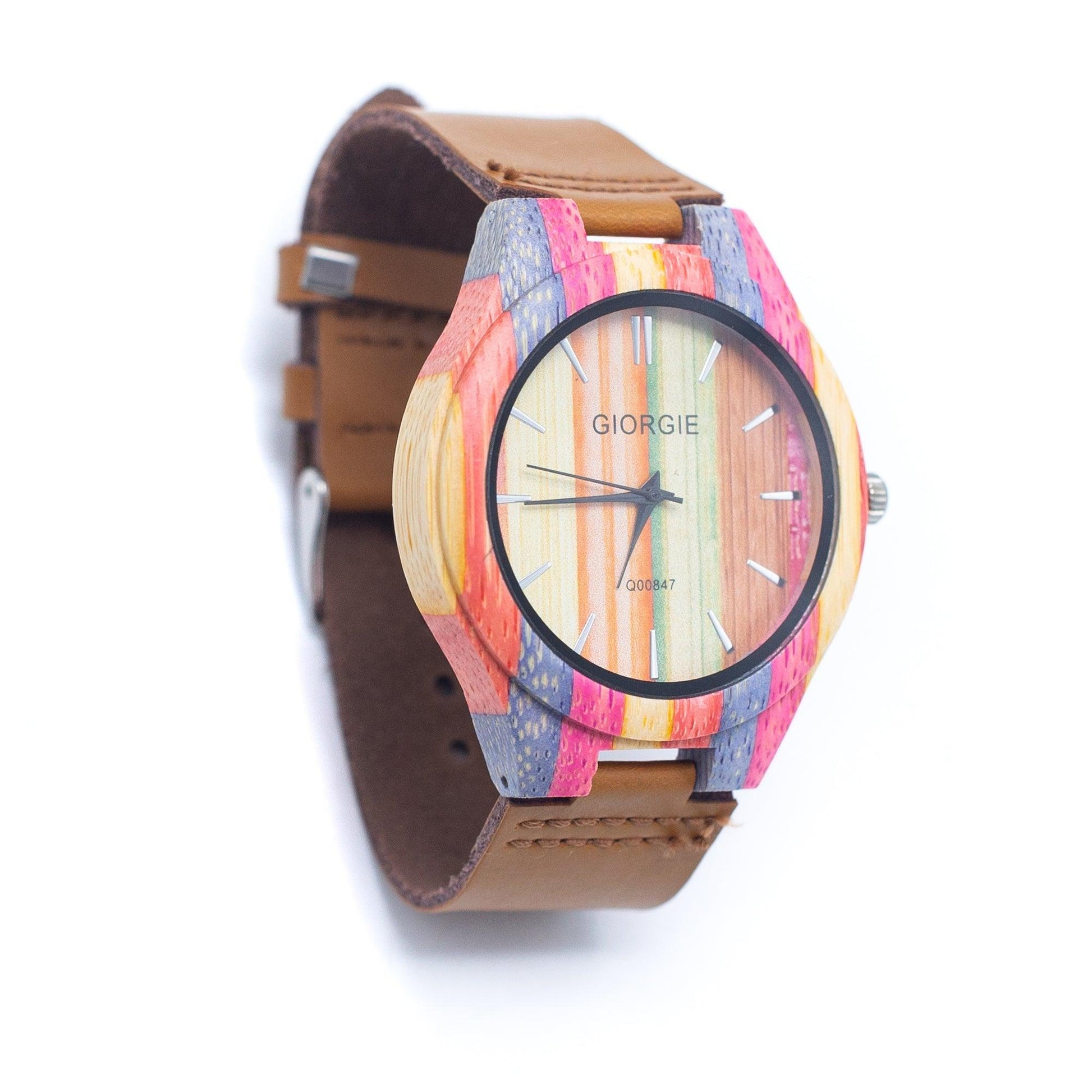 Bamboo Watch vegan leather strap WA-324-2