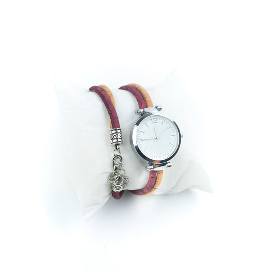 Stylish Casual Watch with Natural Cork Watch Strap WA-427-0