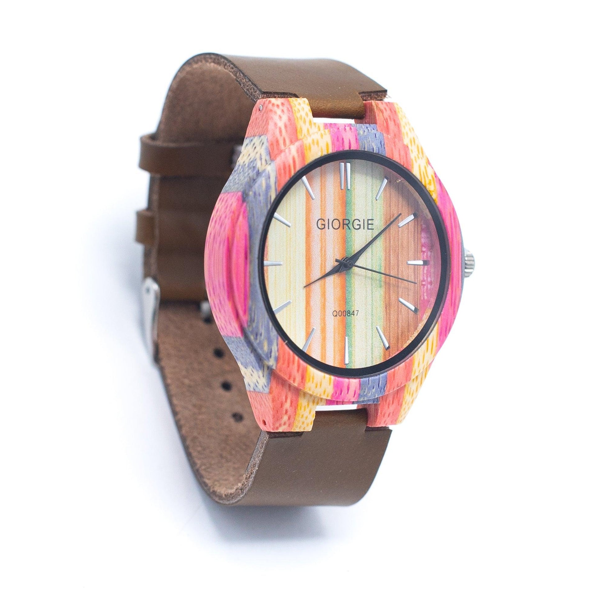 Bamboo Watch vegan leather strap WA-324-3