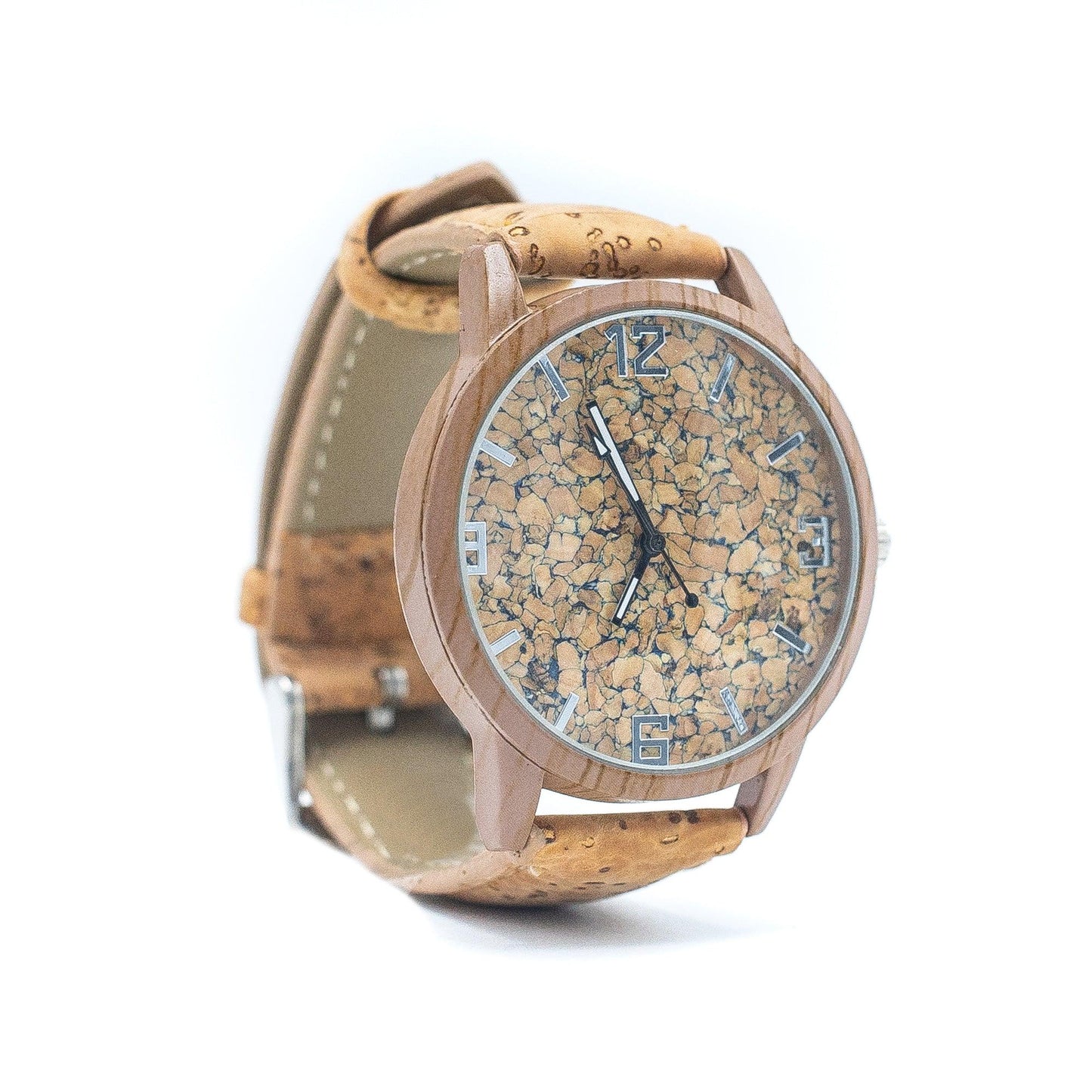 Handmade Eco-Friendly Cork Watch: Unisex (WA-187)-1