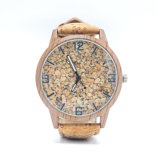 Handmade Eco-Friendly Cork Watch: Unisex (WA-187)-0