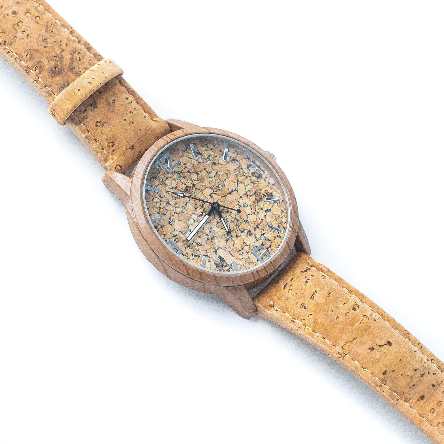 Handmade Eco-Friendly Cork Watch: Unisex (WA-187)-2