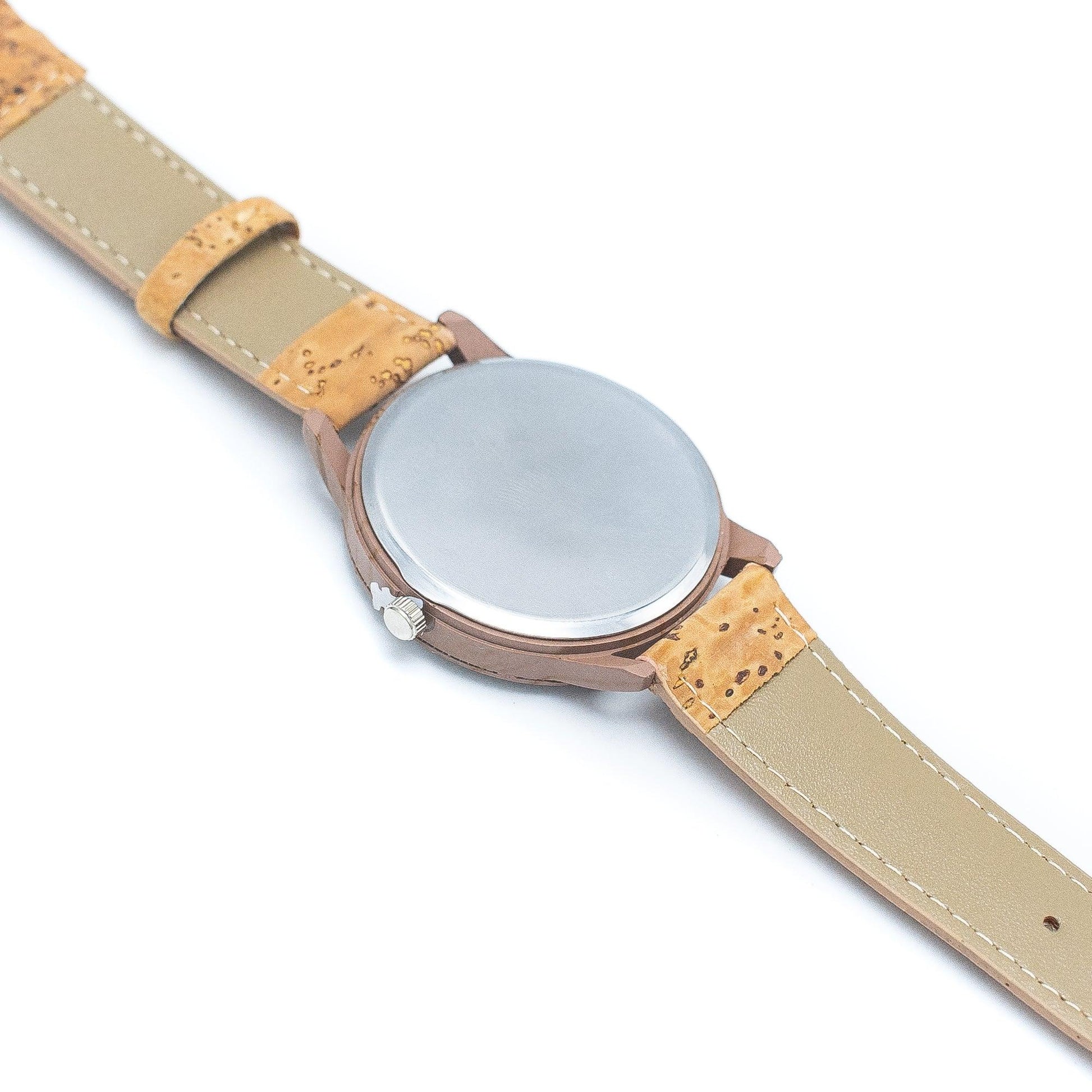 Handmade Eco-Friendly Cork Watch: Unisex (WA-187)-3