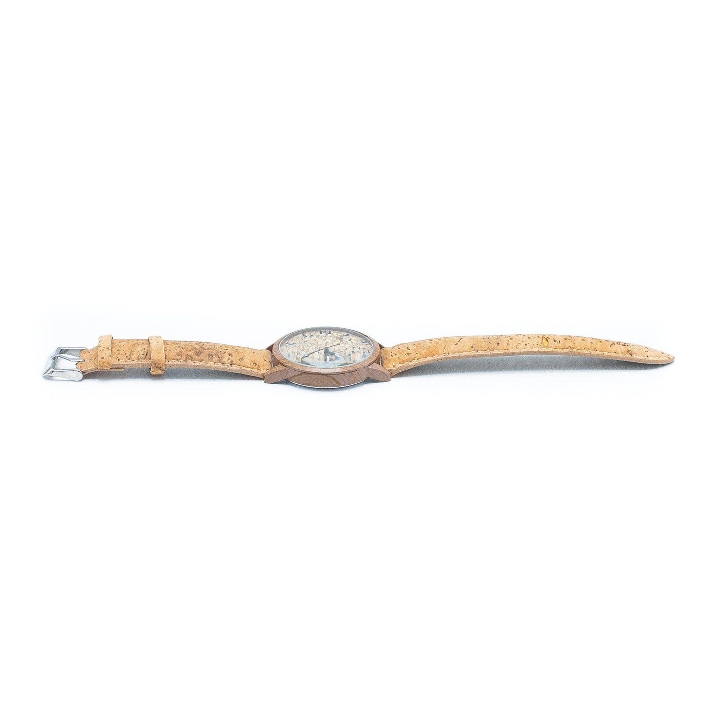 Handmade Eco-Friendly Cork Watch: Unisex (WA-187)-4