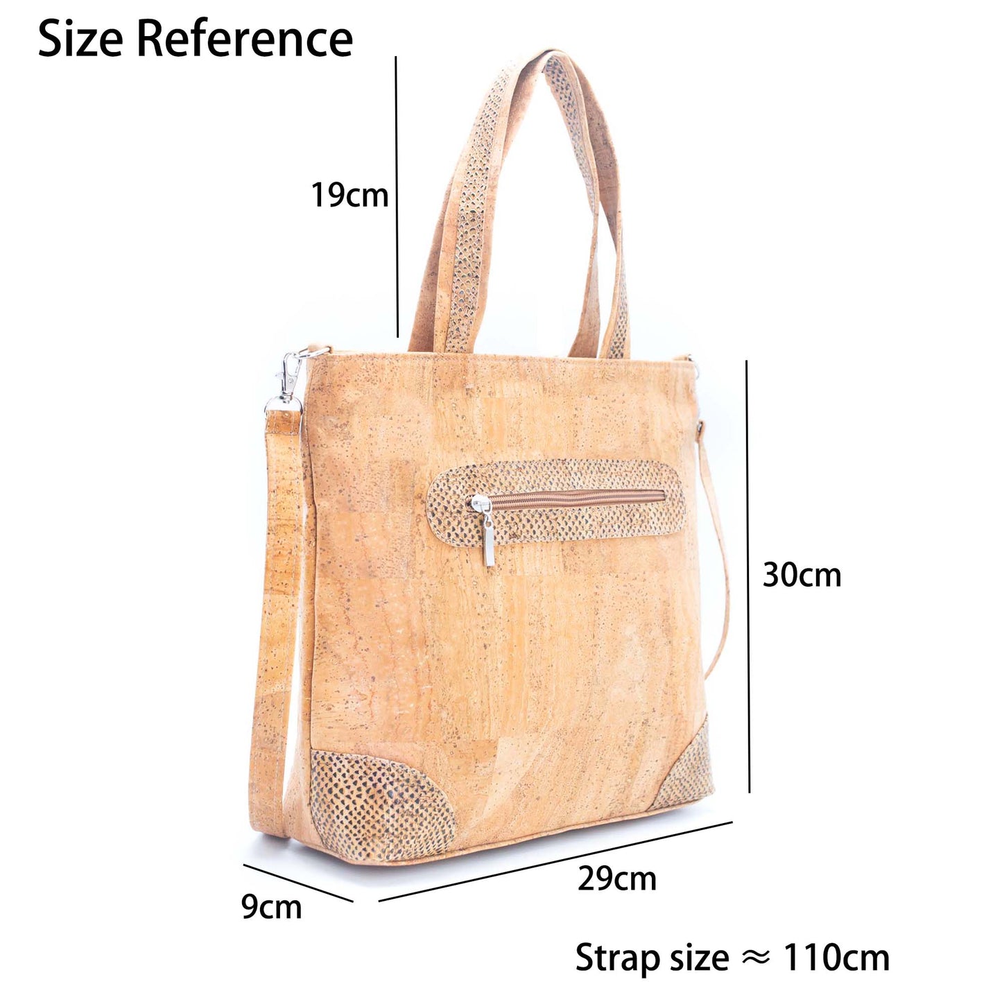 Natural cork with bow handbags lady bag BAGP-187-4