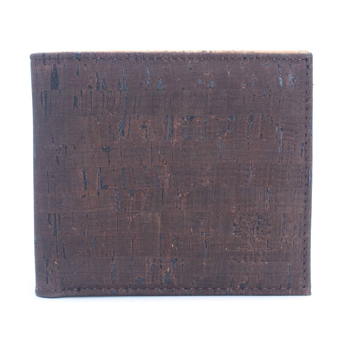 Brown Cork Men's Wallet with Box Packaging BAG-2254-12