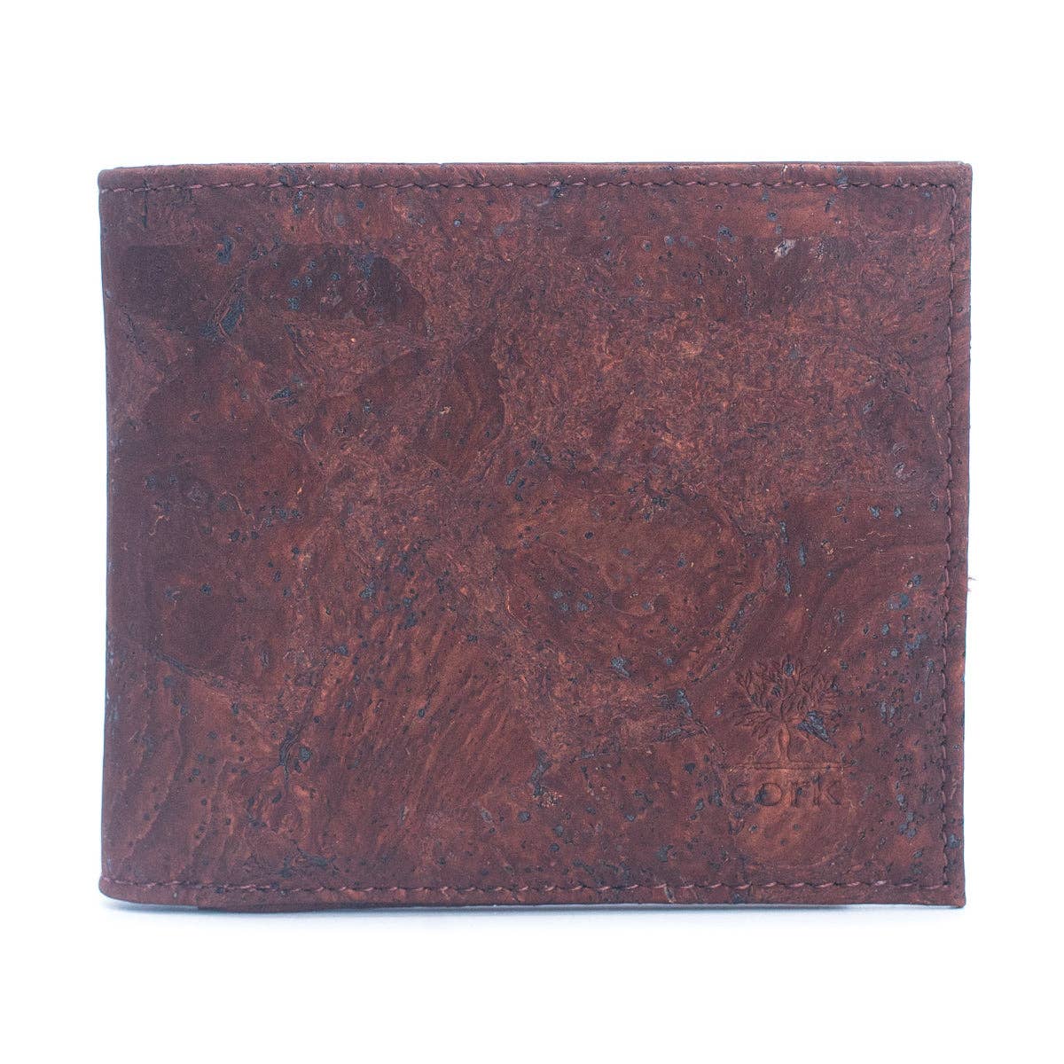 Brown Cork Men's Wallet with Box Packaging BAG-2254-14