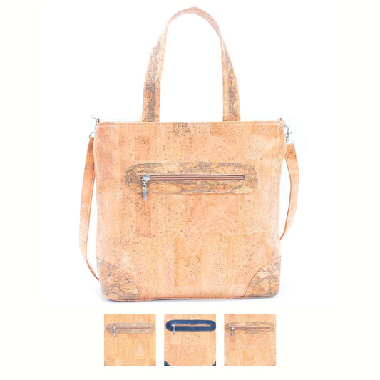 Natural cork with bow handbags lady bag BAGP-187-0