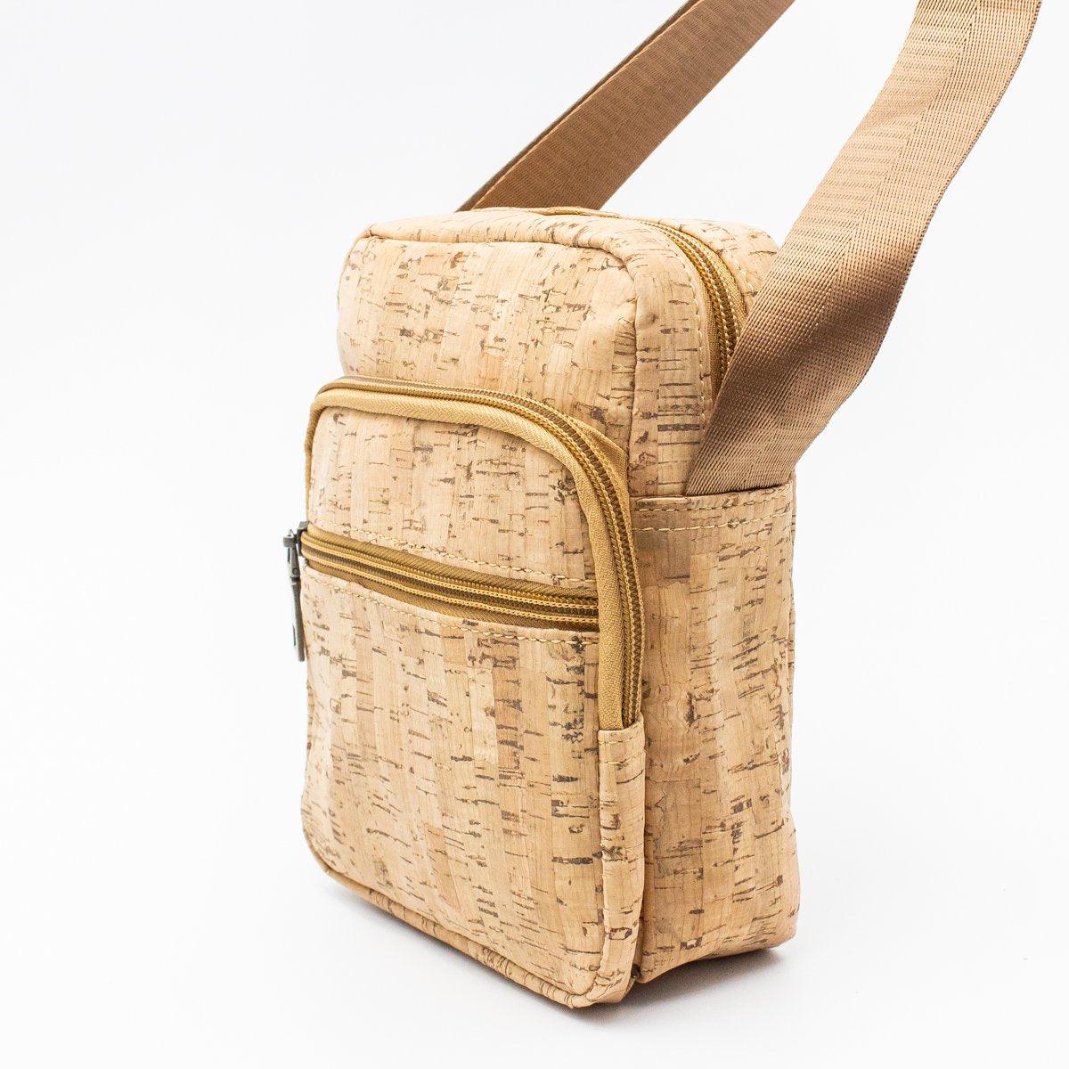 Men's Cork Leather Shoulder Bag 304-11