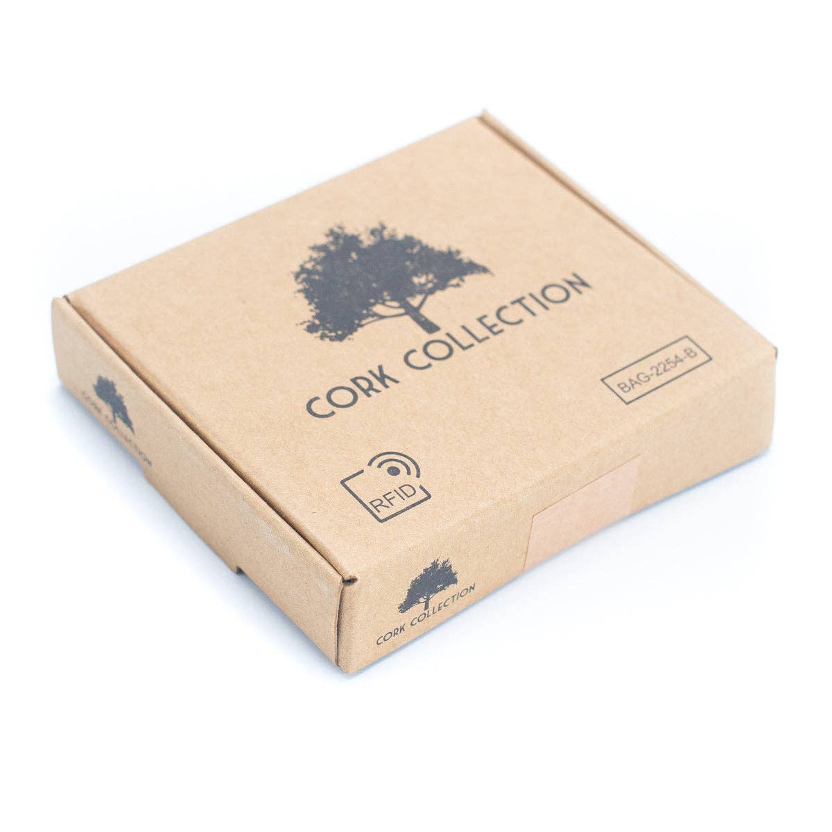 Brown Cork Men's Wallet with Box Packaging BAG-2254-3