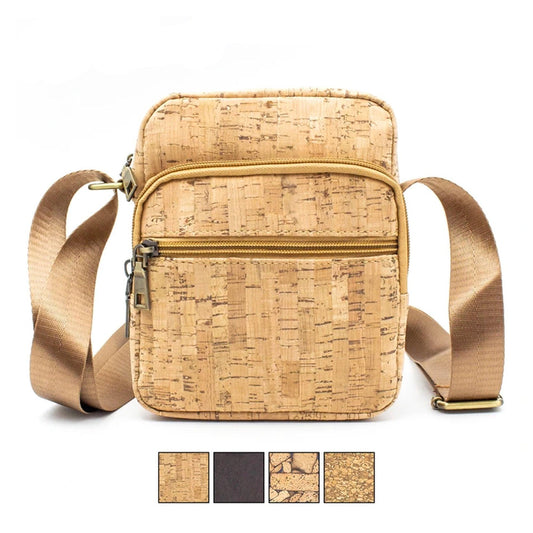 Men's Cork Leather Shoulder Bag 304-0